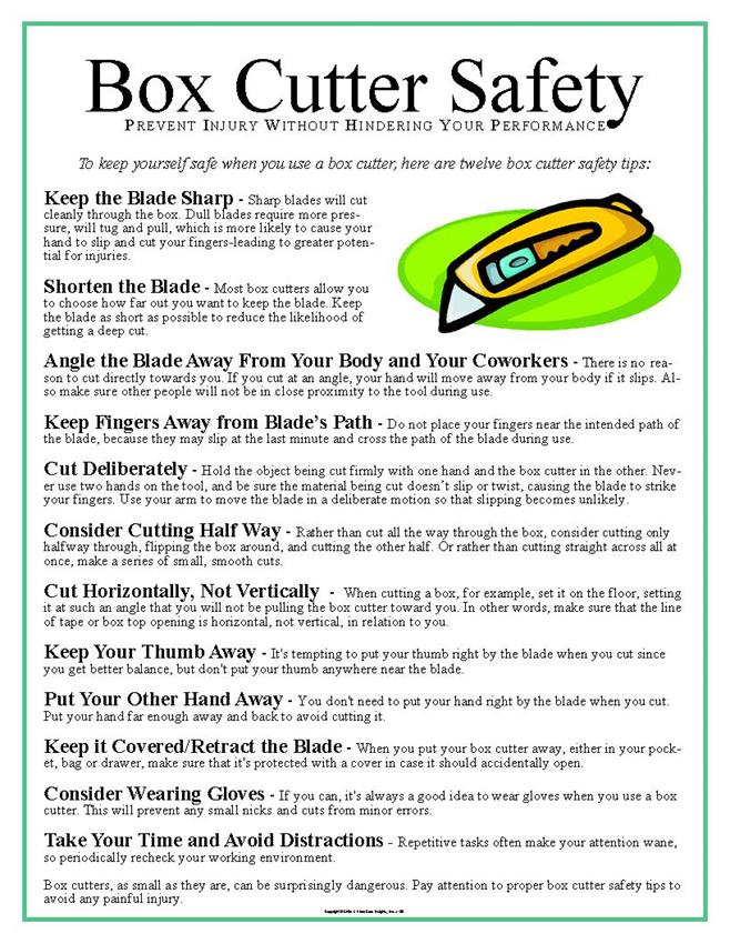 Don't Get Hurt: Follow These Box Cutter Safety Tips by ASC, Inc.