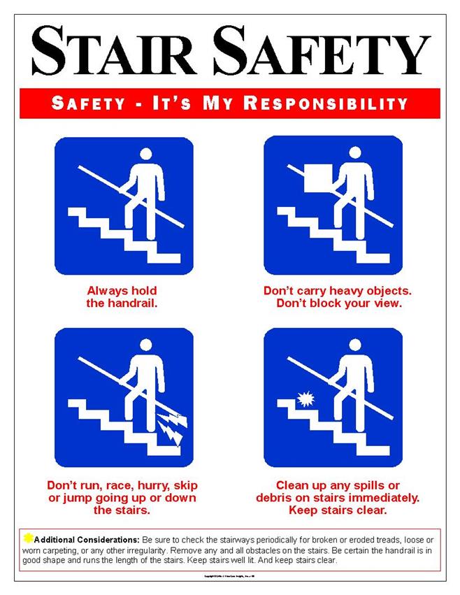 Stair Safety Poster 166